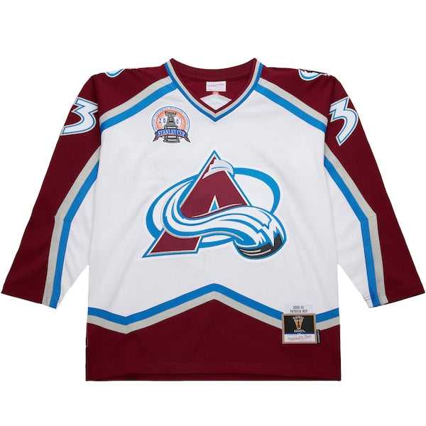 Patrick Roy Colorado Avalanche 2000-01 Power Play Jersey - White