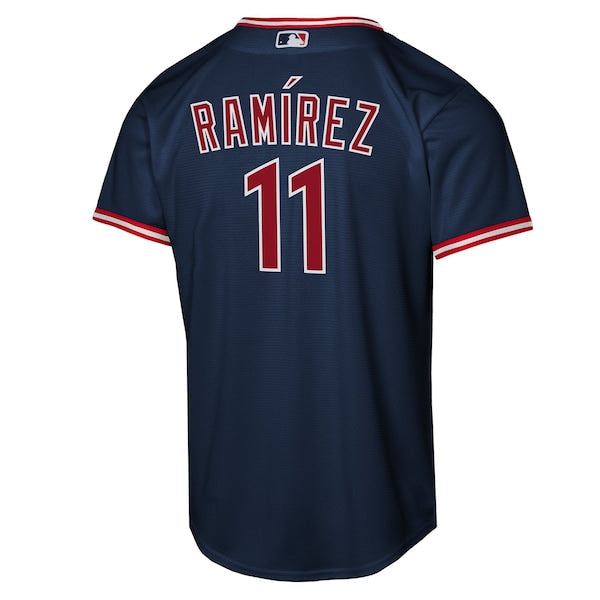 José Ramírez Cleveland Guardians Nike Youth Alternate Replica Player Jersey - Navy