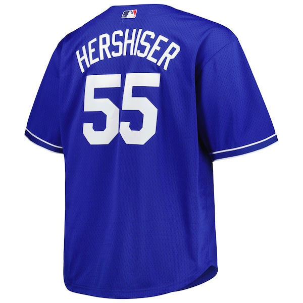 Orel Hershiser Los Angeles Dodgers Big & Tall Cooperstown Collection Batting Practice Replica Jersey - Royal