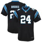 Jonathon Brooks Carolina Panthers Nike Youth Team Game Jersey - Black/Blue