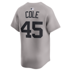 Gerrit Cole New York Yankees Nike Road Limited Player Jersey - Gray/White