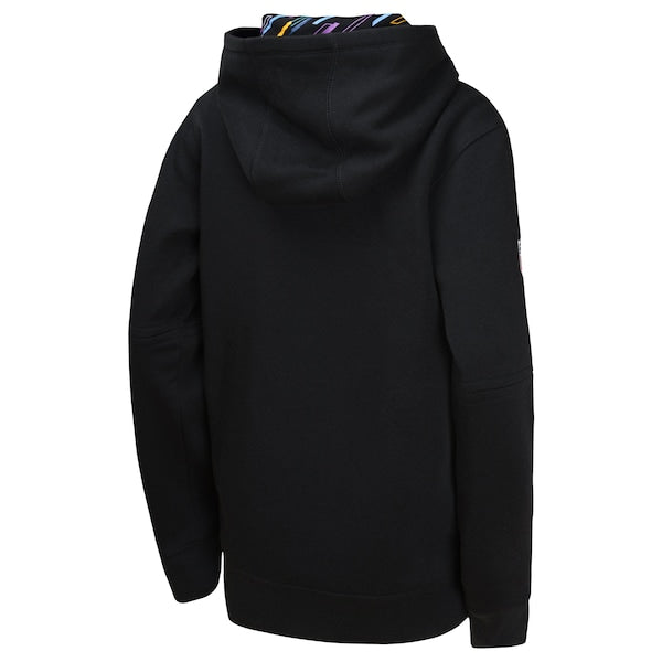 Las Vegas Raiders Nike Youth 2024 NFL Crucial Catch Pullover Hoodie - Black