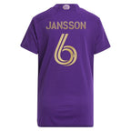 Robin Jansson Orlando City SC adidas Women's 2024 The Wall Kit Replica Player Jersey – Purple