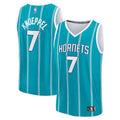 Kon Knueppel Charlotte Hornets  Youth 2025 NBA Draft First Round Pick Fast Break Replica Jersey - Icon Edition - Teal