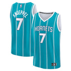 Kon Knueppel Charlotte Hornets  Youth 2025 NBA Draft First Round Pick Fast Break Replica Jersey - Icon Edition - Teal