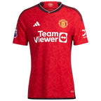 Lisandro Martínez Manchester United adidas 2023/24 Home Authentic Player Jersey - Red/Green