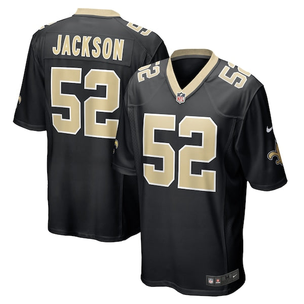 D'Marco Jackson New Orleans Saints Nike Game Player Jersey - Black