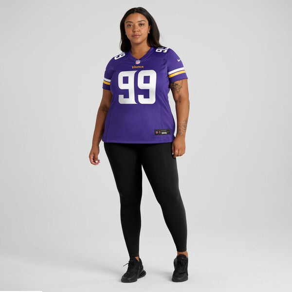 Jerry Tillery Minnesota Vikings Nike Women's  Game Jersey -  Purple