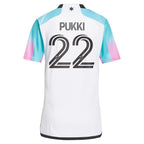 Teemu Pukki Minnesota United FC adidas 2024 The Northern Lights Kit Replica Player Jersey - White
