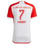 Serge Gnabry Bayern Munich adidas Youth 2023/24 Home Replica Jersey - White
