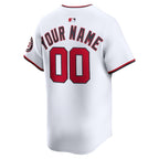 Washington Nationals Nike Youth Home Custom Limited Jersey - White