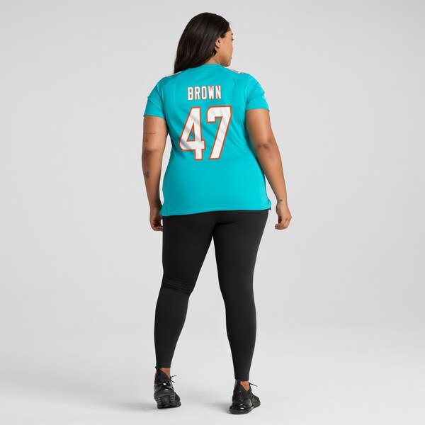 Cam Brown Miami Dolphins Nike Women's  Game Jersey -  Aqua