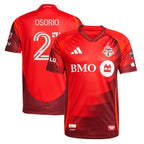 Jonathan Osorio Toronto FC adidas 2025 Club Kit Authentic Player Jersey - Red
