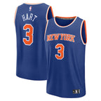 Josh Hart New York Knicks  Fast Break Replica Player Jersey - Icon Edition - Royal