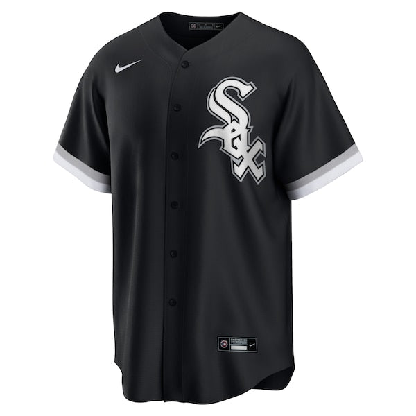 Eloy Jimenez Chicago White Sox Nike Alternate Replica Player Name Jersey - Black/White