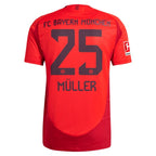 Thomas Müller Bayern Munich adidas 2024/25 Home Authentic Player Jersey - Red
