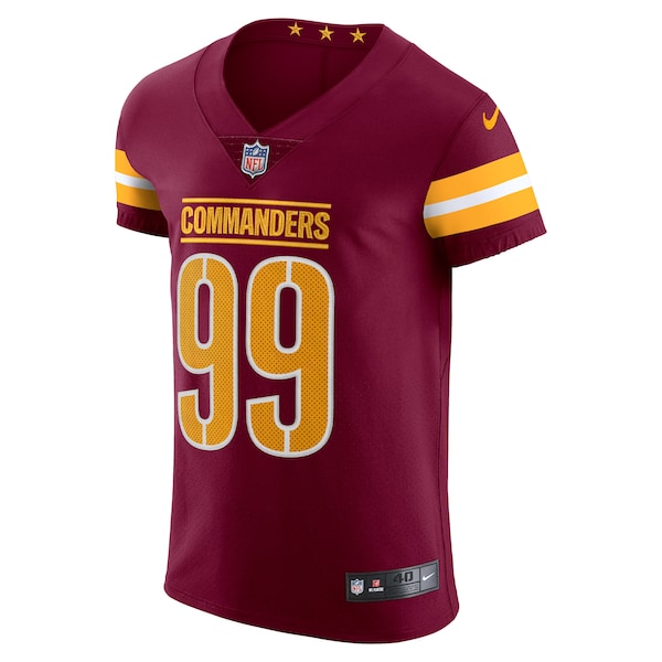 Chase Young Washington Commanders Nike Vapor Elite Jersey - Burgundy/Black/White