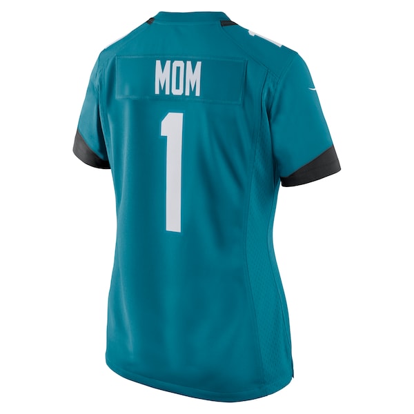 Number 1 Mom Jacksonville Jaguars Nike Women's Game Jersey - Teal