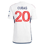 Andrés Cubas Vancouver Whitecaps FC adidas 2024 Bloodlines Authentic Player Jersey - White