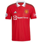 Tyrell Malacia Manchester United adidas 2022/23 Home Authentic Player Jersey - Red