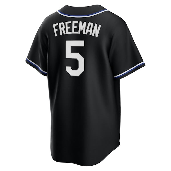 Freddie Freeman Los Angeles Dodgers Nike  Youth Lights Out Replica Player Jersey - Black