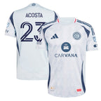 Kellyn Acosta Chicago Fire adidas 2025 The Municipal Kit Authentic Player Jersey - Light Blue