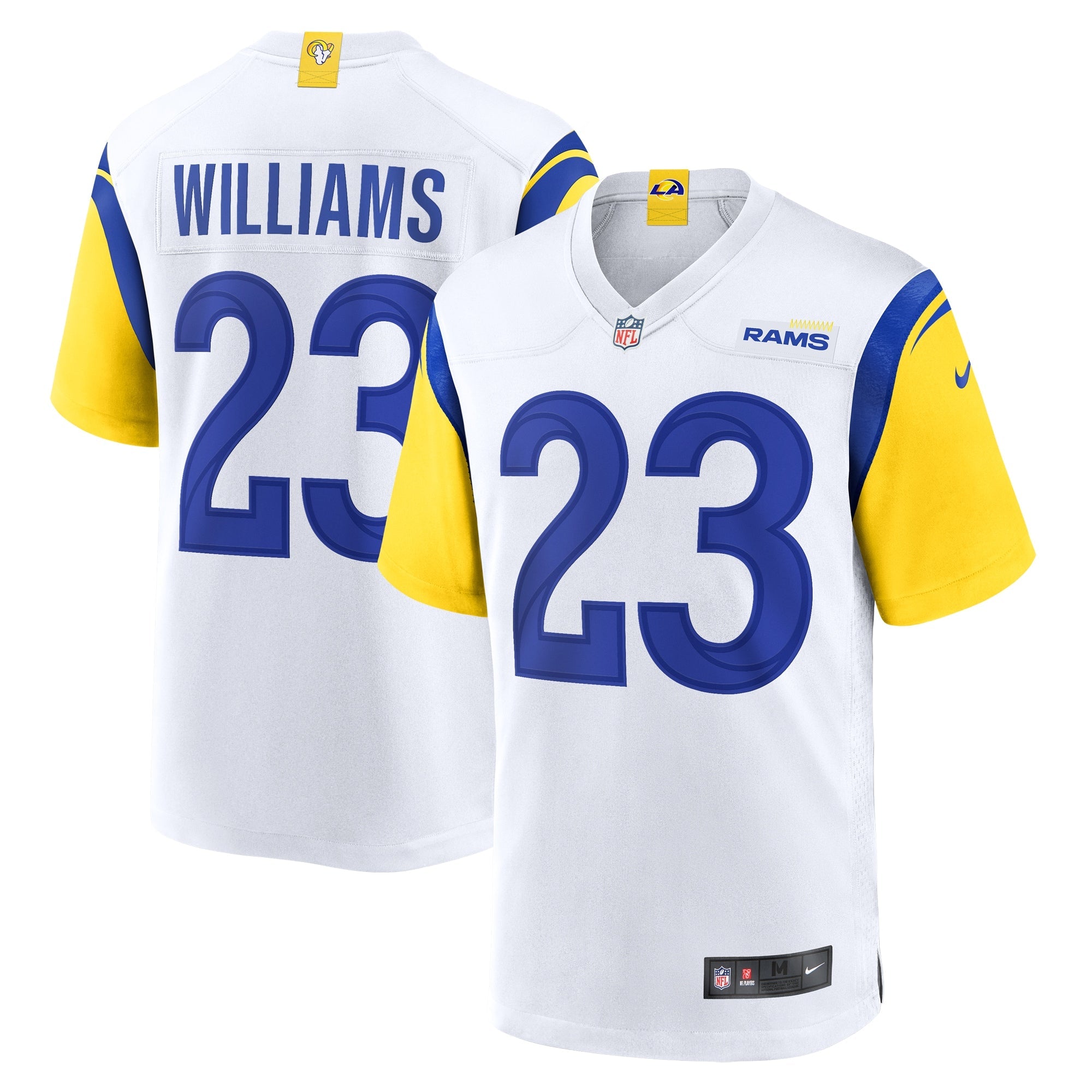 Kyren Williams Los Angeles Rams Nike Game Player Jersey - Royal/White