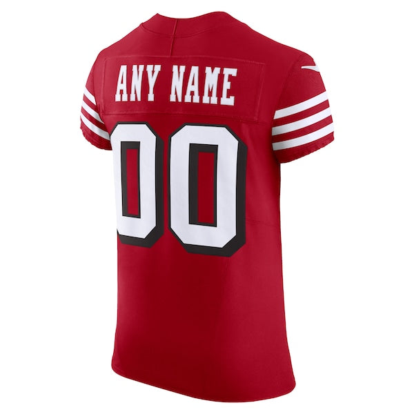 San Francisco 49ers Nike Alternate Vapor F.U.S.E. Elite Custom Jersey - Scarlet