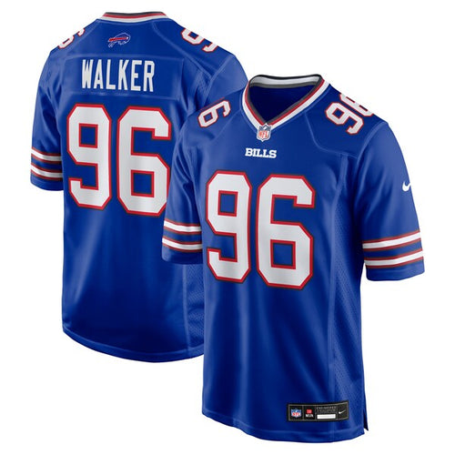 Deone Walker Buffalo Bills Nike Team Game Jersey -  Royal