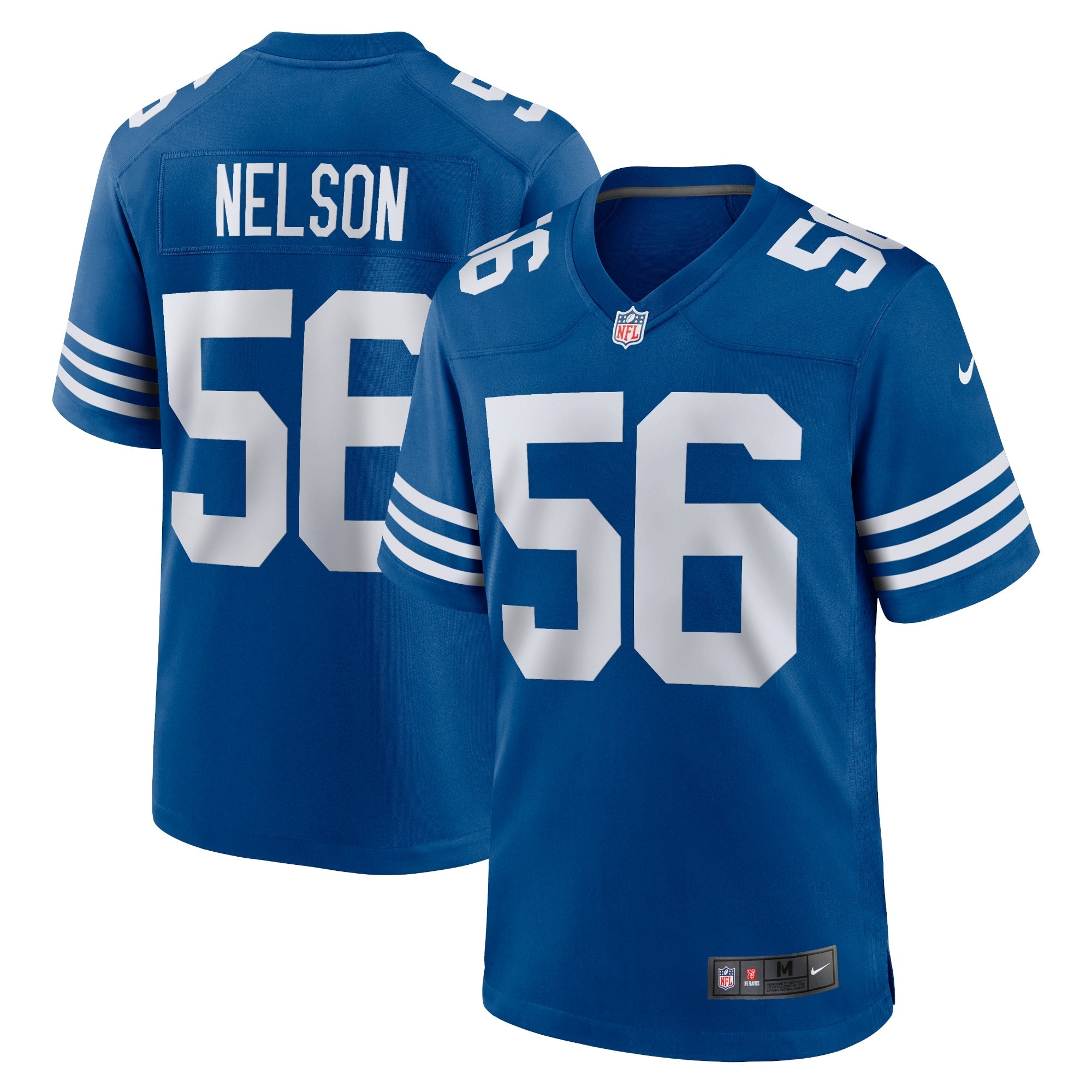 Quenton Nelson Indianapolis Colts Nike Game Player Jersey - White/Royal