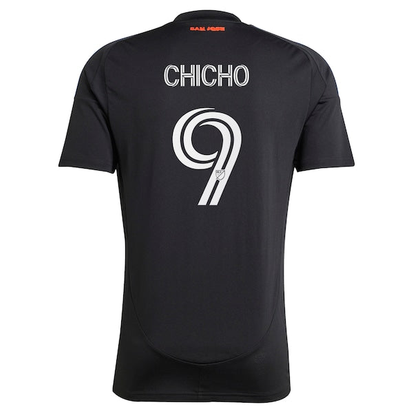Cristian Arango San Jose Earthquakes adidas 2025 Headliner Replica Player Jersey - Black