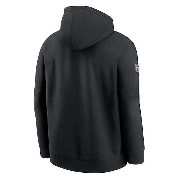 Los Angeles Rams Nike 2024 NFL Crucial Catch Club Pullover Hoodie - Black