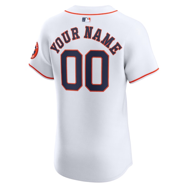 Houston Astros Nike Home Elite Custom Jersey - White