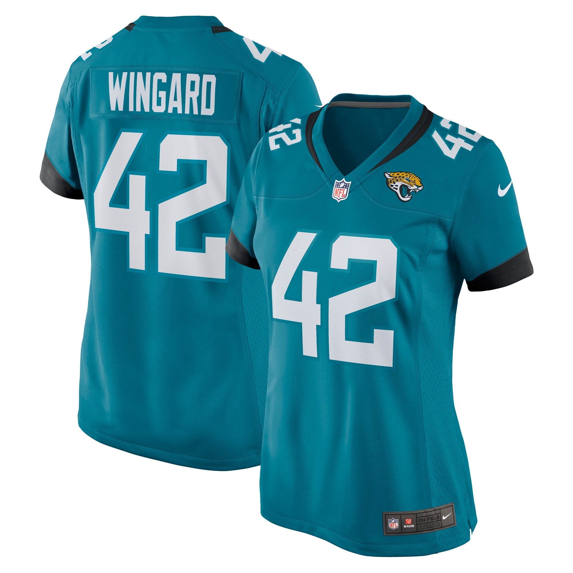 Andrew Wingard Jacksonville Jaguars Nike Women's Game Jersey - Black/Teal