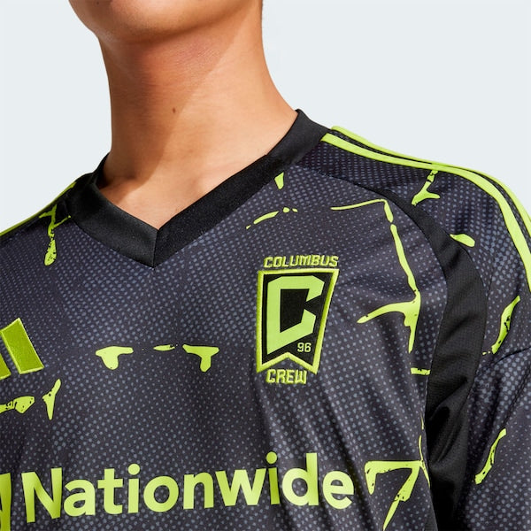 Columbus Crew adidas 2025 The Goosebumps Kit Replica Jersey - Black