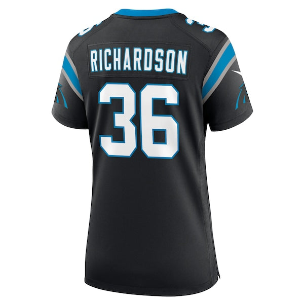 Demani Richardson Carolina Panthers Nike Women's Team Game Jersey -  Black