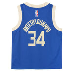 Giannis Antetokounmpo Milwaukee Bucks Nike Preschool 2024/25 Swingman Player Jersey -  City Edition - Royal
