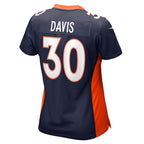 Terrell Davis Denver Broncos Nike Women's Retired Player Jersey - Navy/Orange