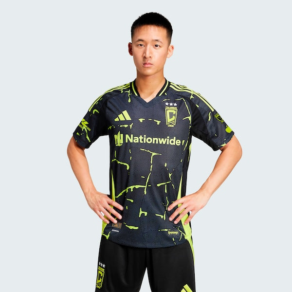 Columbus Crew adidas 2025 The Goosebumps Kit Authentic Jersey - Black