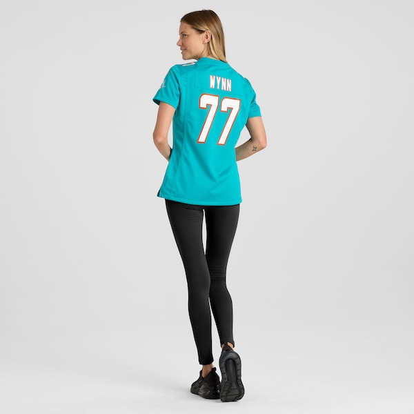Isaiah Wynn Miami Dolphins Nike Women's  Game Jersey -  Aqua