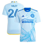 Caleb Wiley Atlanta United FC adidas 2024 The Resurgens Kit Replica Player Jersey - Light Blue