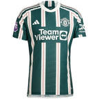 Christian Eriksen Manchester United adidas 2023/24 Away Authentic Player Jersey - Green/Red