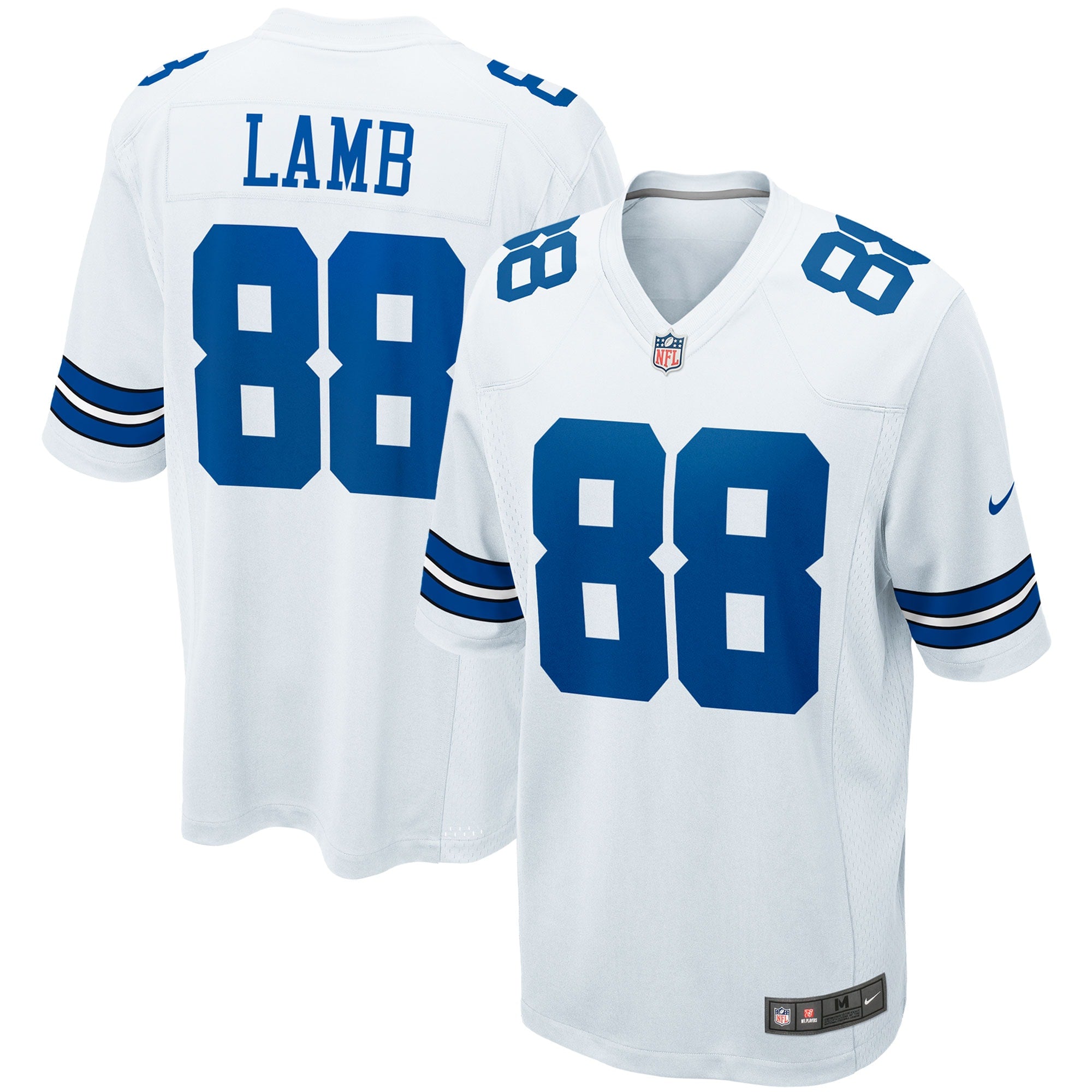 CeeDee Lamb Dallas Cowboys Nike Game Jersey - Navy/White