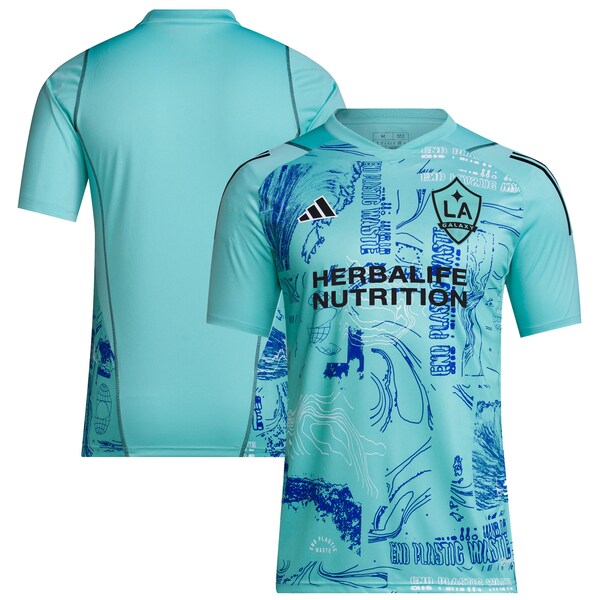 LA Galaxy adidas 2024 One Planet Replica Jersey - Green
