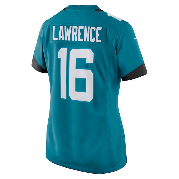 Trevor Lawrence Jacksonville Jaguars Nike Women's Game Jersey - Teal/White