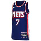 Kevin Durant Brooklyn Nets Nike Authentic Player Jersey - City Edition - Blue