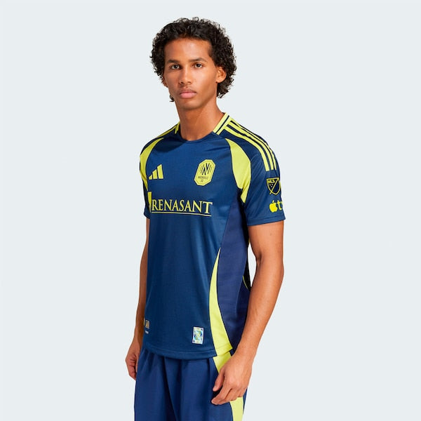 Nashville SC adidas 2025 The Heart Of Nashville Kit Authentic Jersey - Navy