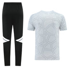 Adidas Short Sleeve Training Jersey Set - AD01- Light Grey