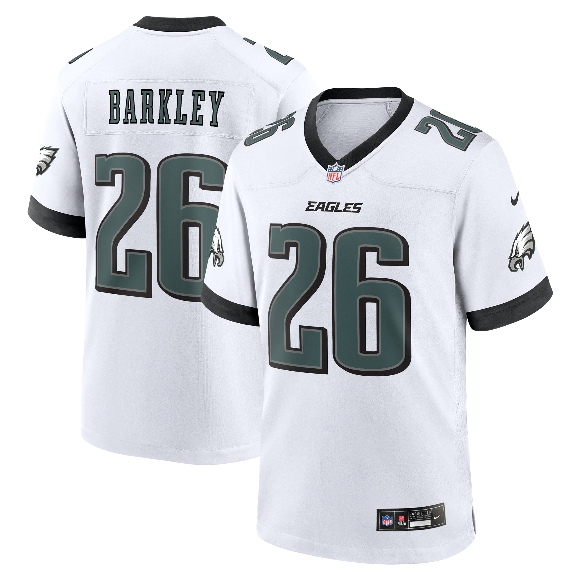 Saquon Barkley Philadelphia Eagles Nike Alternate Game Jersey -  Black/Green/Kelly Green/White
