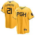 Roberto Clemente Pittsburgh Pirates Nike 2023 City Connect Replica Player Jersey - Gold